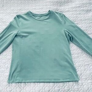 Lululemon long sleeve Eucalyptus top